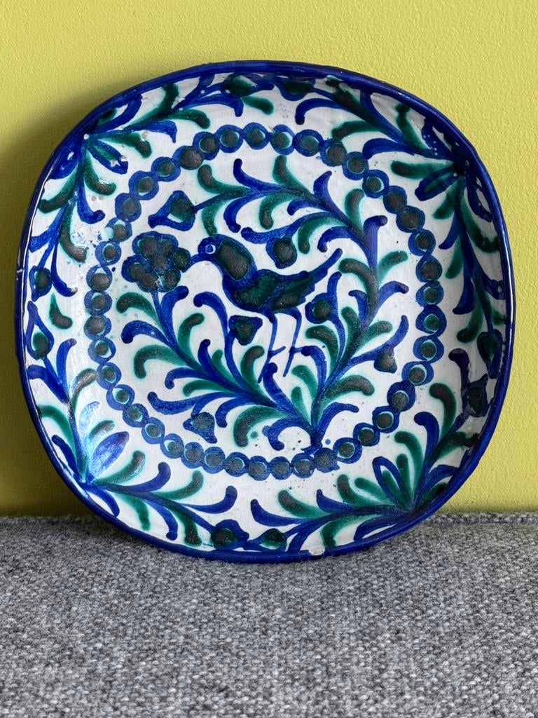 Fajalauza kermamiek schaaltje uit Spanje, Antiek en Kunst, Ophalen of Verzenden