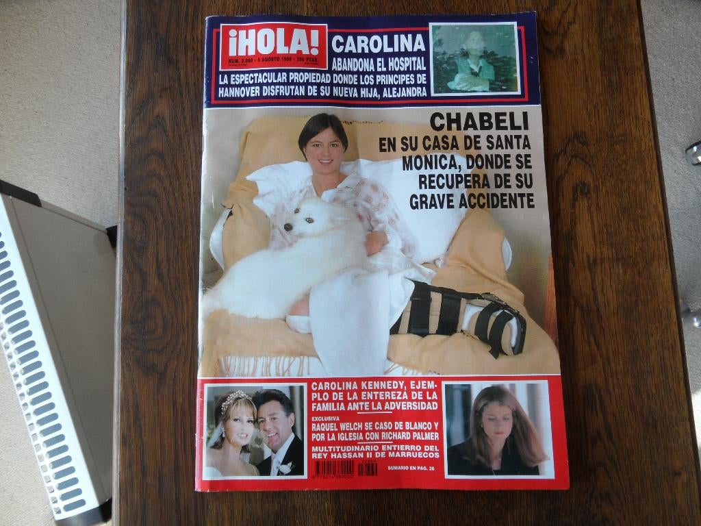 ihola  spanje  5/8/1999  royalty  filmster  mode  begrafenis, Ophalen of Verzenden, 1980 tot heden, Buitenland, Tijdschrift