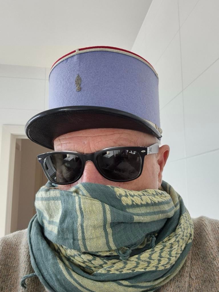 Franse Kepie Cavalerie Ch. d’Afrique & Huzaren M60/61, Ophalen of Verzenden, Landmacht, Overige gebieden, Helm of Baret