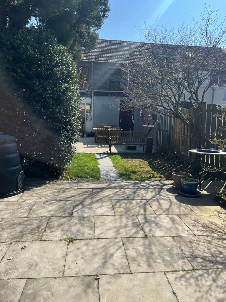 Hardstenen tuintegels 60x60, Tuin en Terras, Tegels en Klinkers, Ophalen, Gebruikt, 5 tot 10 m², Natuursteen