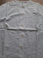 Wit blouse met broderie mt 48, Ophalen