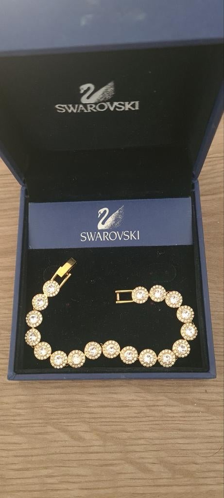 Swarovski Una Angelic Collectie Armband Goudkleurig, Overige materialen, Zo goed als nieuw, Goud, Ophalen