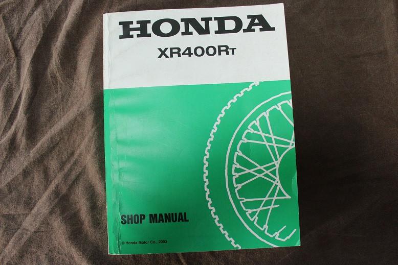 Honda XR400 Rt 1995 1996 motorcycle shop manual typ U ED, Ophalen of Verzenden, Honda