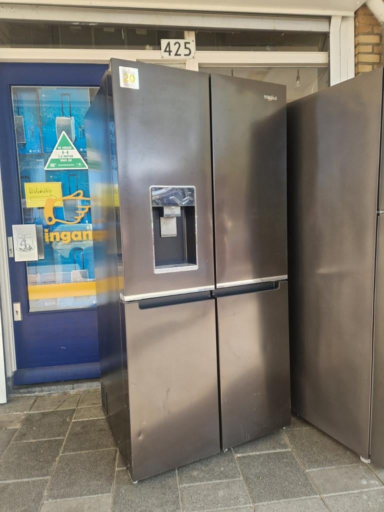 Whirlpool Amerikaanse Koelkast met Water & IJs - Luxe Model, Witgoed en Apparatuur, Koelkasten en IJskasten, Gebruikt, 200 liter of meer