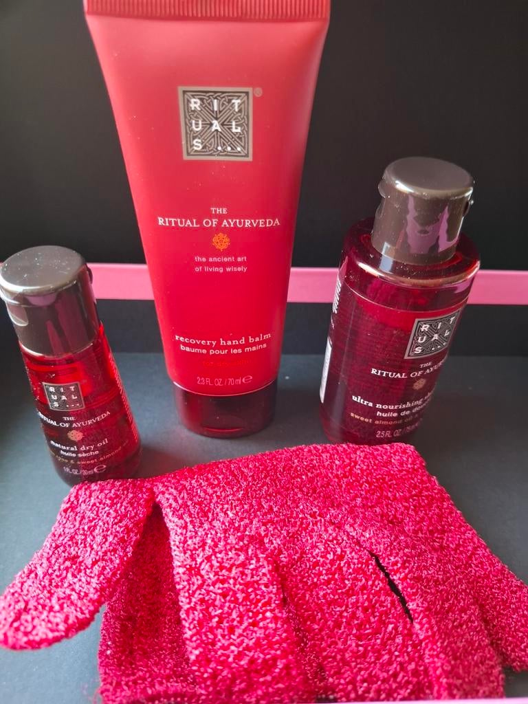 Rituals of Ayurveda handbalm/olie/shower oil, Ophalen of Verzenden