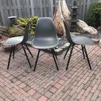 3  Vitra DSR Eames plastic chair design stoel, Huis en Inrichting, Stoelen, Gebruikt, Wit, Ophalen of Verzenden, Nvt