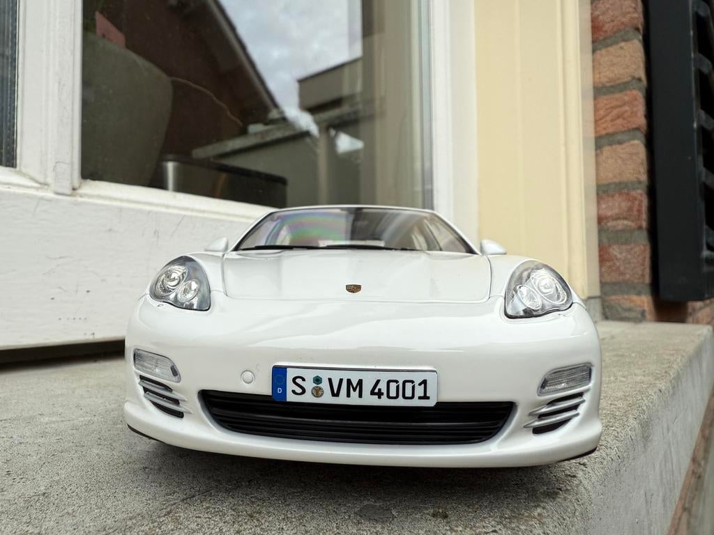 1:18 Porsche Panemara 4S wit 2009 Norev, Hobby en Vrije tijd, Modelauto's | 1:18, France, Auto, Norev, Norev