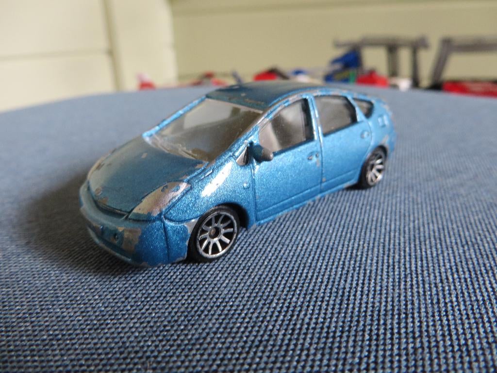 Majorette Toyota Prius blauw, Ophalen of Verzenden, Gebruikt, Auto