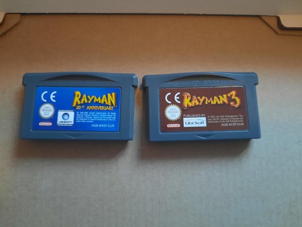 Game Boy Advance Rayman: Rayman 3 & 10th Anniversary, Spelcomputers en Games, Games | Nintendo Game Boy, Gebruikt, 1 speler, Ophalen of Verzenden