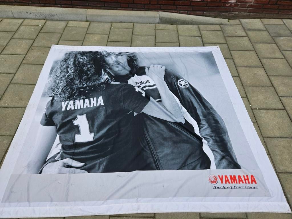 YAMAHA reclame vlag 205x187., Ophalen of Verzenden