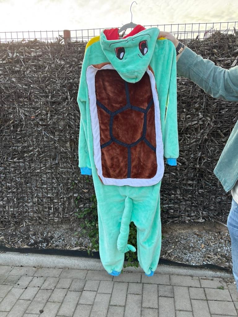 Onesie van pokemonfiguur squirtle, Ophalen of Verzenden, Zo goed als nieuw, Jongen of Meisje, Nacht- of Onderkleding