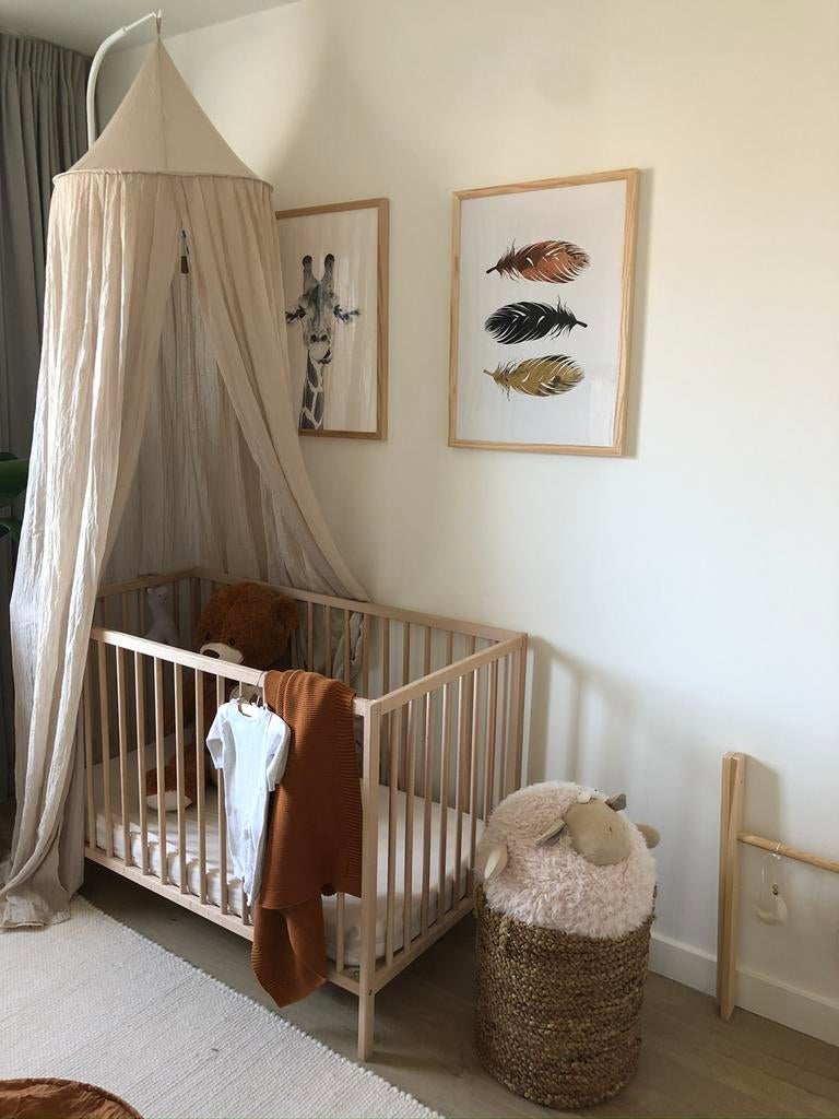 Ledikantje Ikea Sniglar (evt. met matras en lakentjes), Kinderen en Baby's, Ophalen of Verzenden, Gebruikt, Ledikant