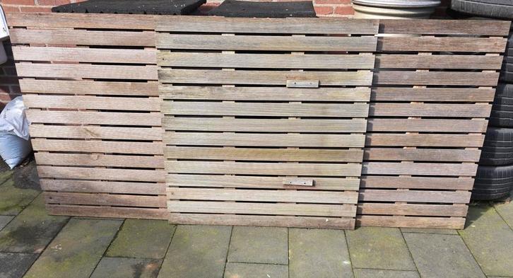Tuin artikelen meerdere te koop, Tuin en Terras, Schuttingen, Kunststof, 1 tot 2 meter, Minder dan 3 meter, Ophalen