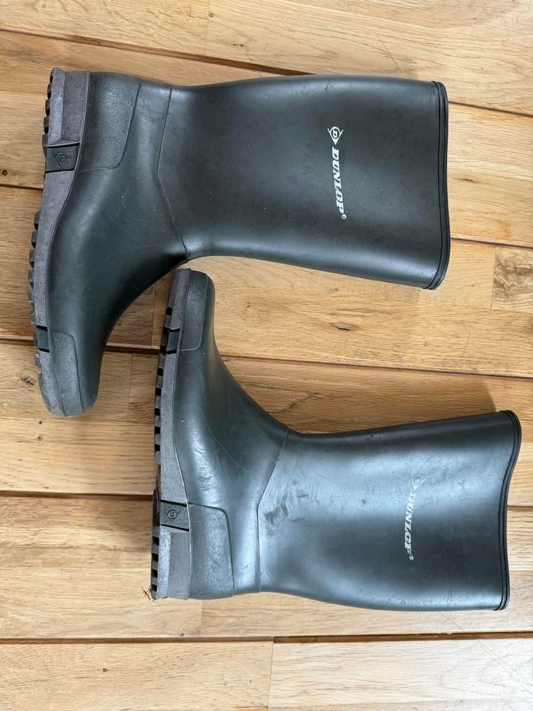 Dunlop rubber laarzen maat 37, Ophalen of Verzenden, Groen, Regenlaarzen, Zo goed als nieuw