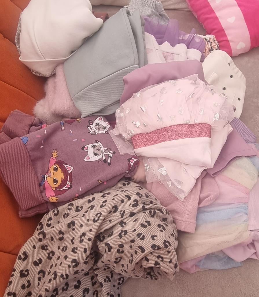 Leuke meisjeskleding pakket maat 110, Ophalen, Gebruikt, Maat 110