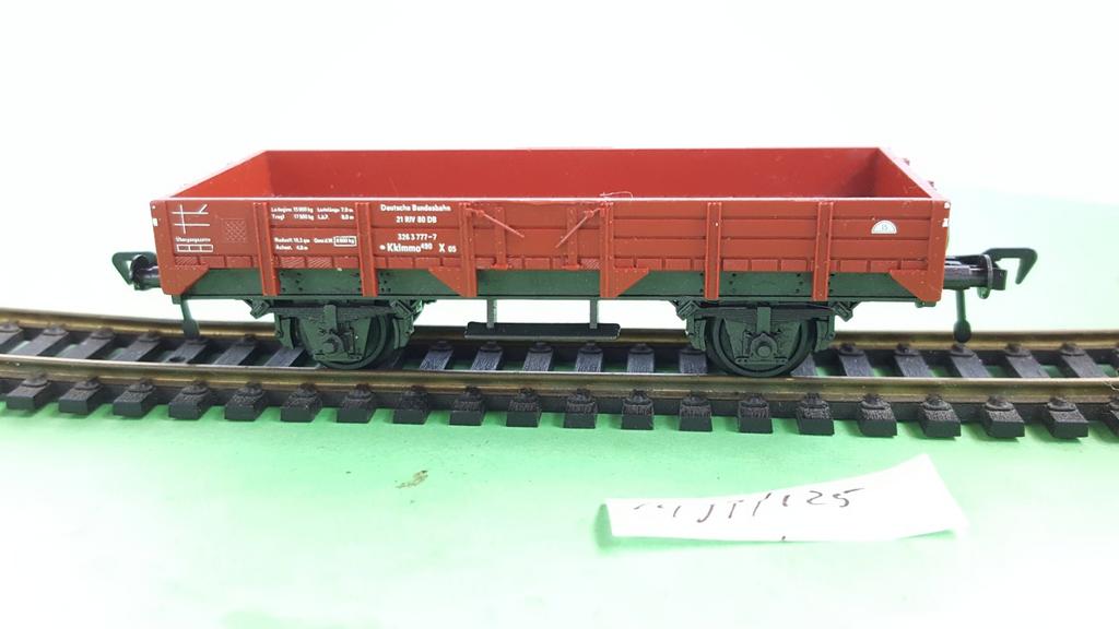 Fleischmann HO 5011H DB lage bakwagen 1974, Hobby en Vrije tijd, Modeltreinen | H0, Gebruikt, Gelijkstroom, Fleischmann, Wagon