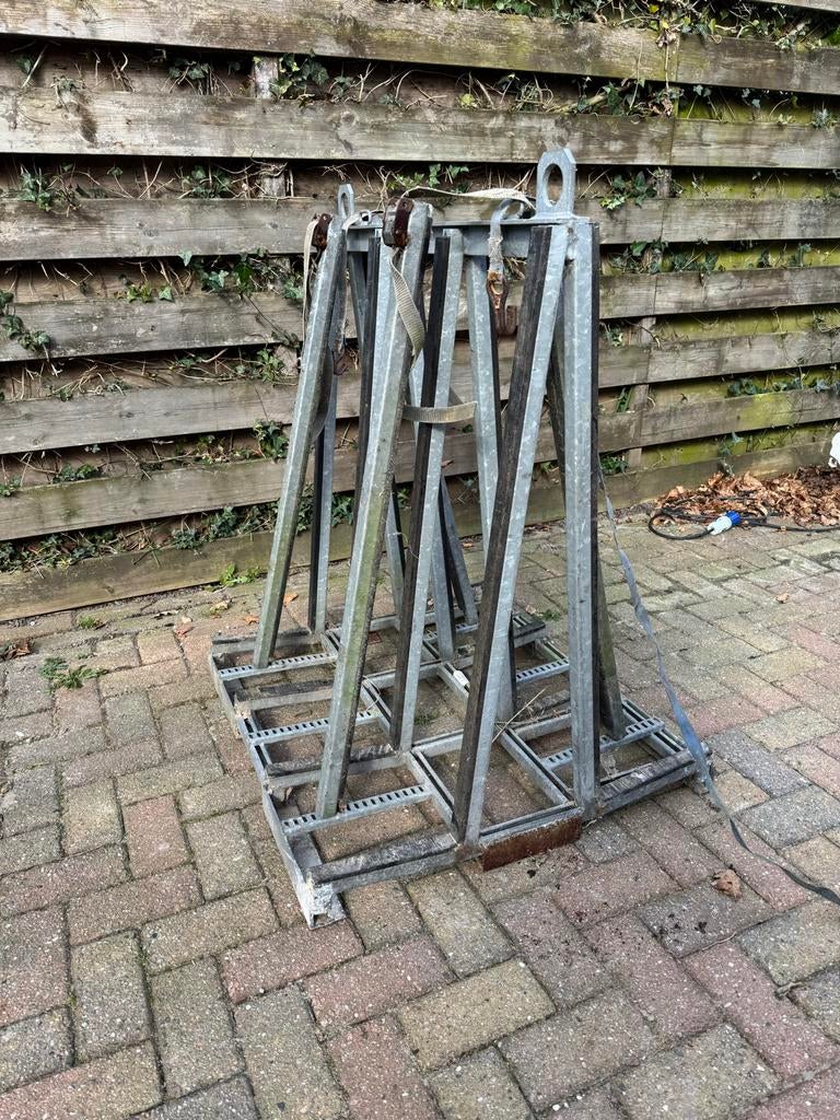 Glas bok, Doe-het-zelf en Verbouw, Steigers, Ophalen, Gebruikt, Overige typen, Minder dan 2 meter