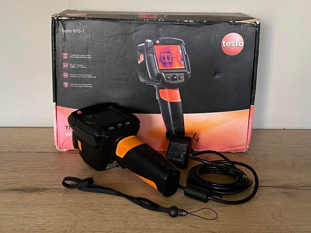 Testo warmtebeeldcamera | 870-1 | zo goed als nieuw!, Ophalen of Verzenden, Nieuw, Temperatuur