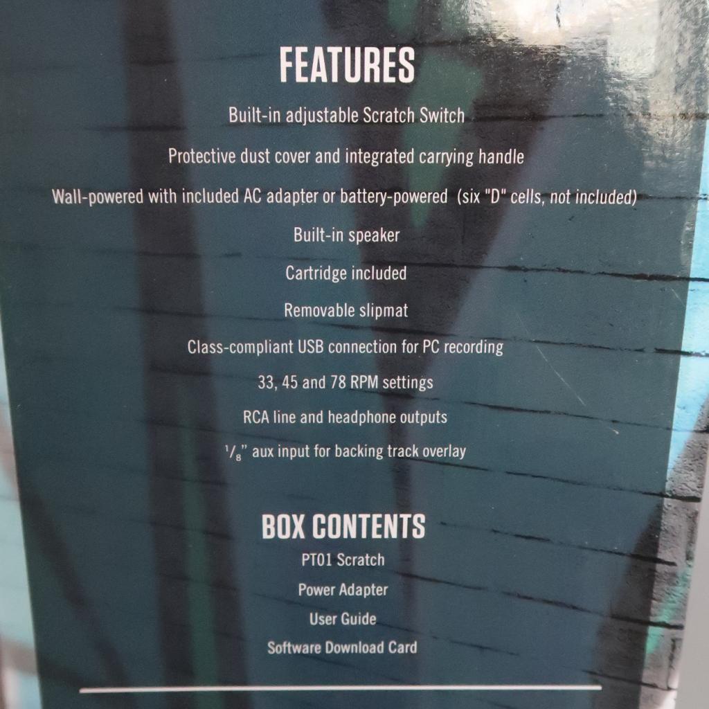 Numark PT01 Scratch Draagbare Draaitafel | Nieuw in Doos, Audio, Tv en Foto, Platenspelers, Niet ingevuld, Nieuw, Niet ingevuld