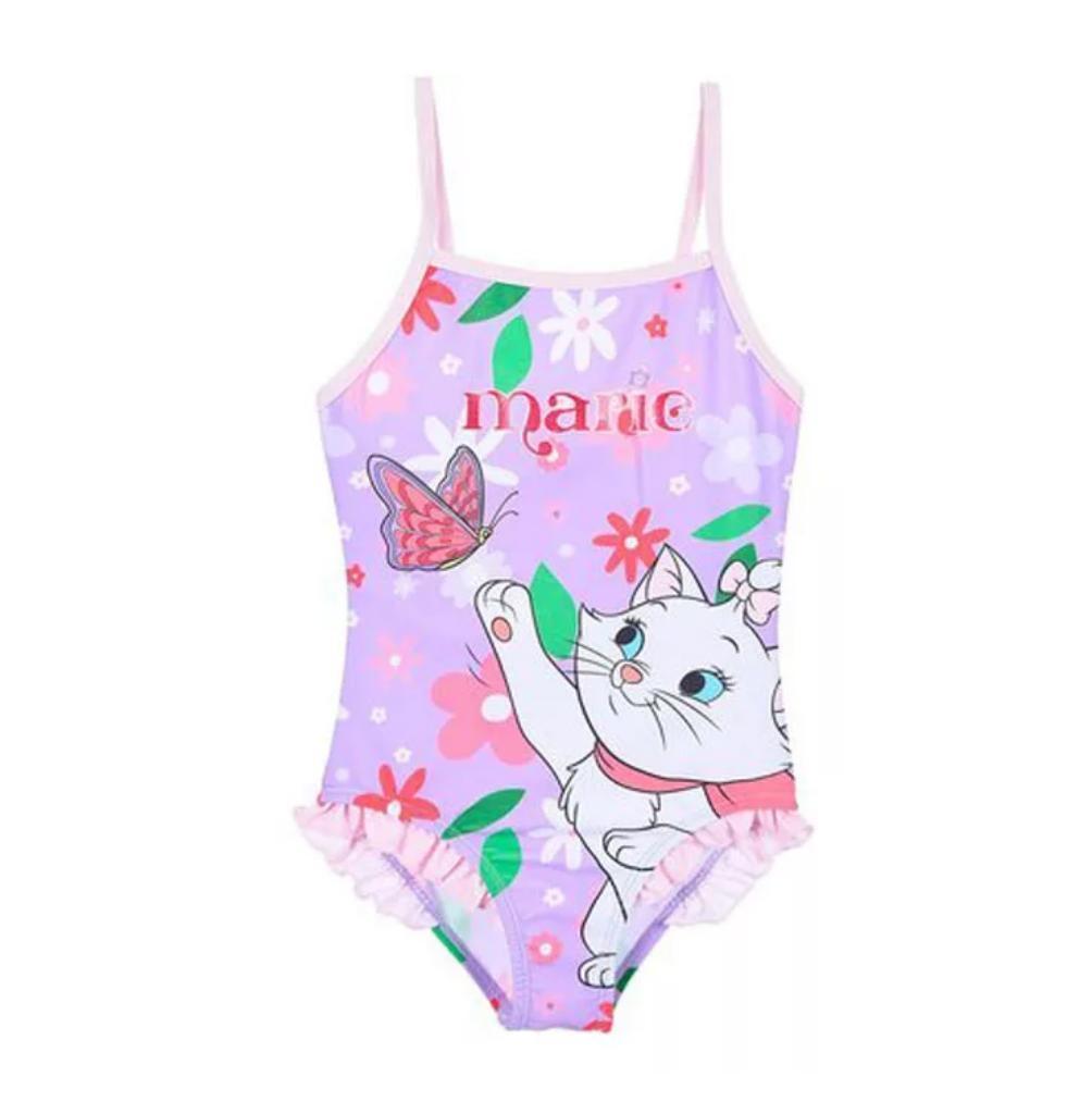 Marie Cat Badpak - Lila - Disney - Maat 98 - 104 - 110 - 116, Kinderen en Baby's, Kinderkleding | Kinder-zwemkleding, Disney, Meisje