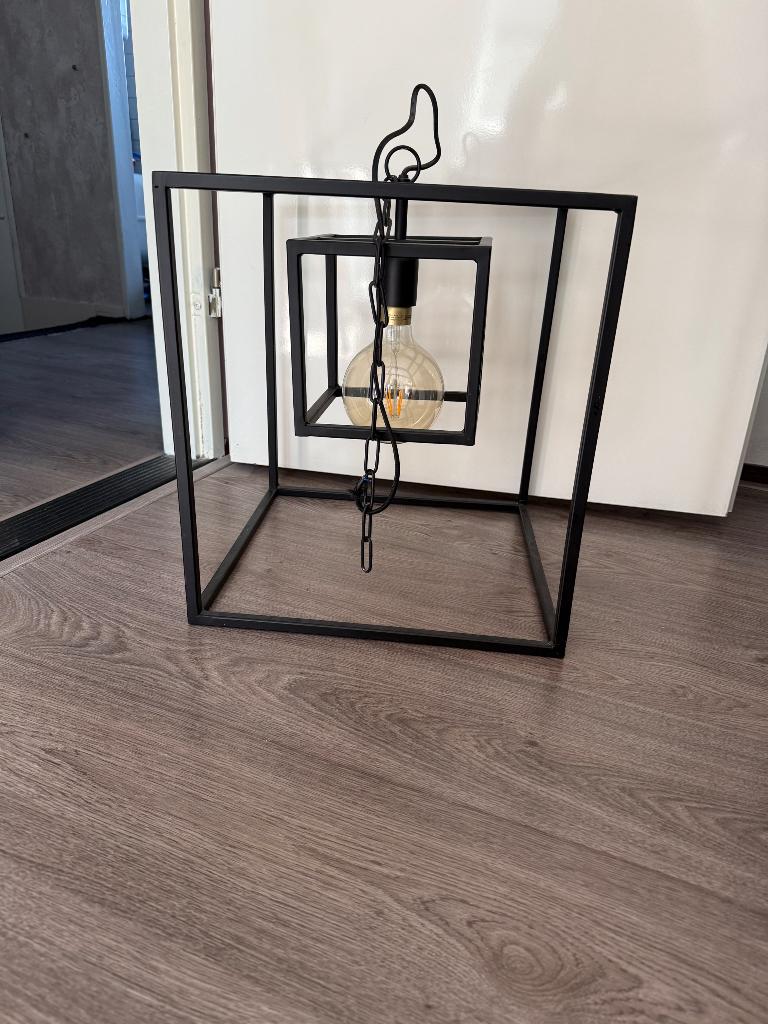 Hanglamp, Ophalen of Verzenden, Gebruikt, Metaal, Minder dan 50 cm