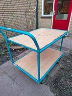 Verrijdbare werkbank / magazijnkar 400kg draagvermogen, Ophalen, Gebruikt