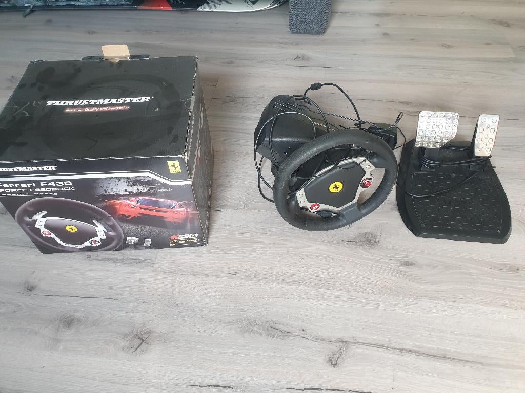 Ferarri f430 force feedback stuur, Computers en Software, Joysticks, Zo goed als nieuw, Ophalen of Verzenden
