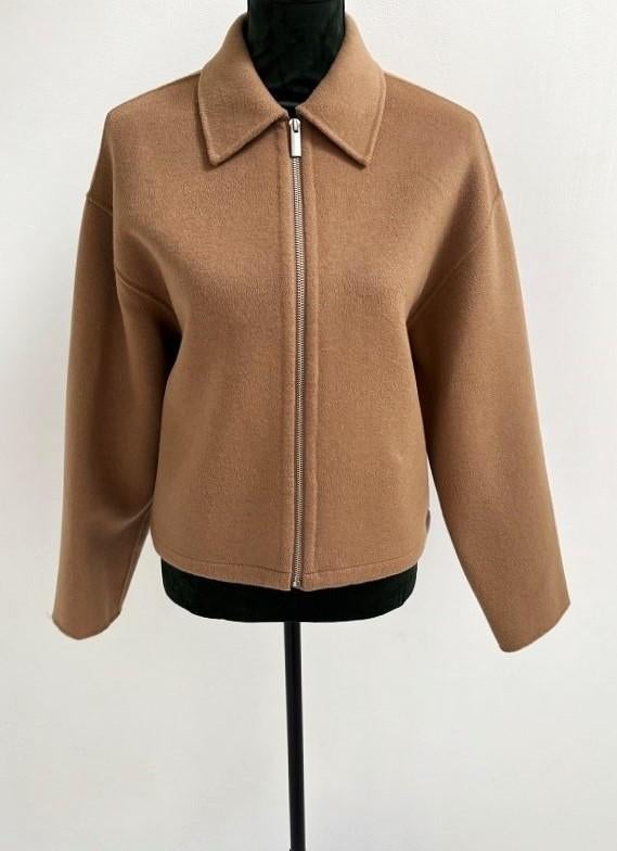 NIEUW! Massimo Dutti wol mix dames jas jack camel XS, Verzenden, Nieuw, Maat 34 (XS) of kleiner, Bruin