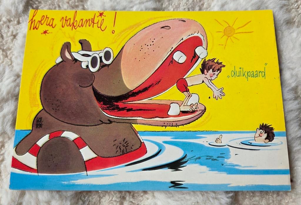 Nijlpaard als duikplank - Will Berg, Verzenden, Ongelopen, Kinderen