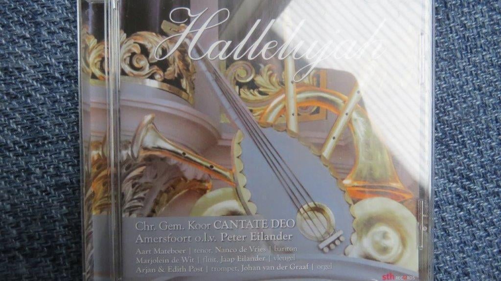 Cd Pasen: Hallelujah, Cantate Deo Amersfoort, Peter Eilander, Ophalen of Verzenden, Zo goed als nieuw, Gospel