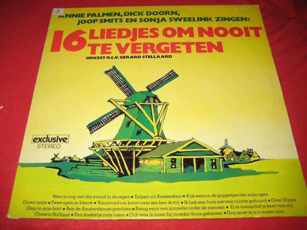 LP, 16 liedjes om nooit te vergeten, Ophalen of Verzenden, Zo goed als nieuw, 12 inch