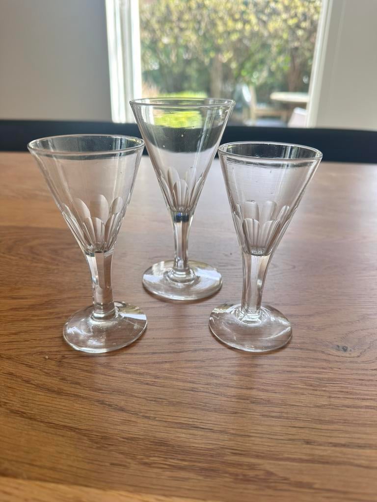 Vroeg 19 e eeuwse glazen, Ophalen of Verzenden