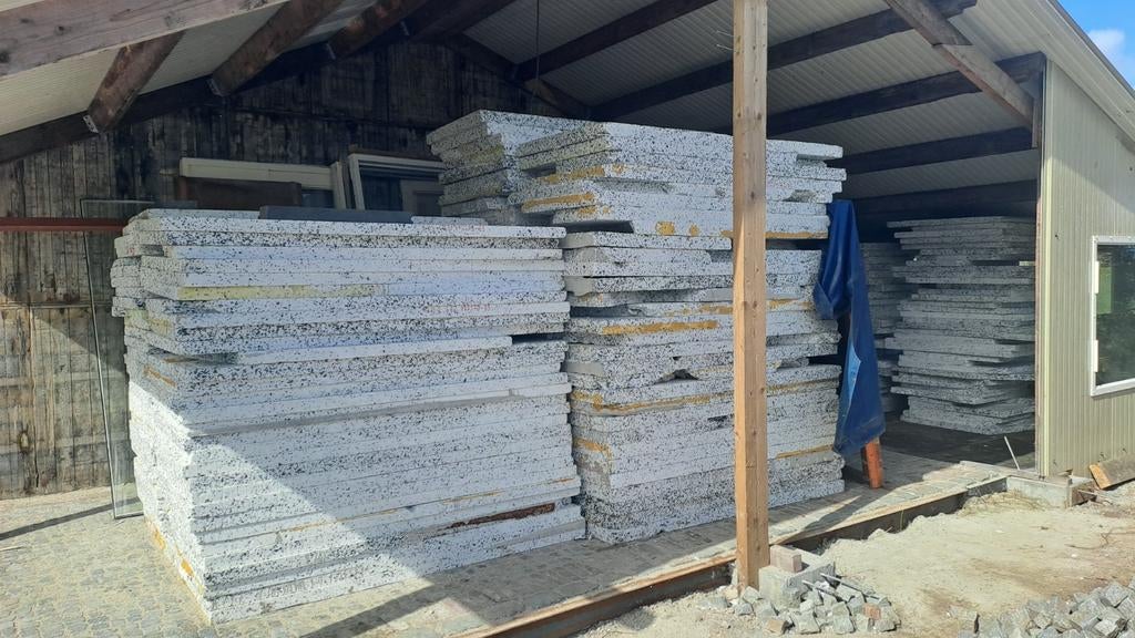 Gratis EPS isolatie platen 10 cm en 6 cm dik, grote partij, Ophalen