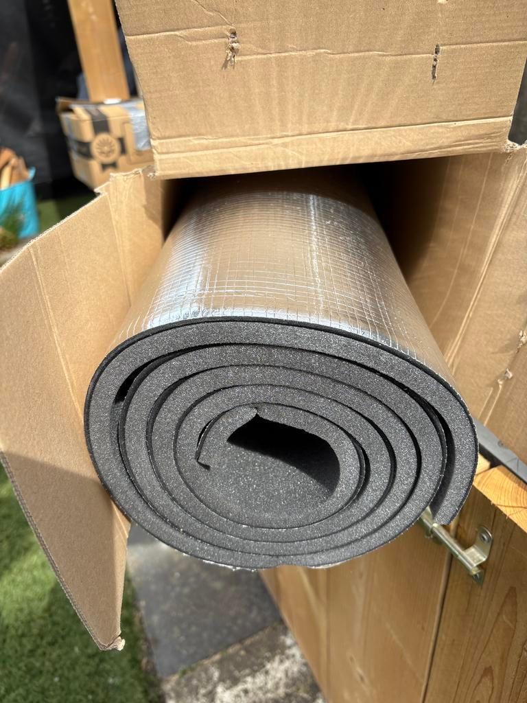 Merfisol geluidsisolatie afm 200x100, Minder dan 4 cm, Overige materialen, Ophalen of Verzenden, Zo goed als nieuw