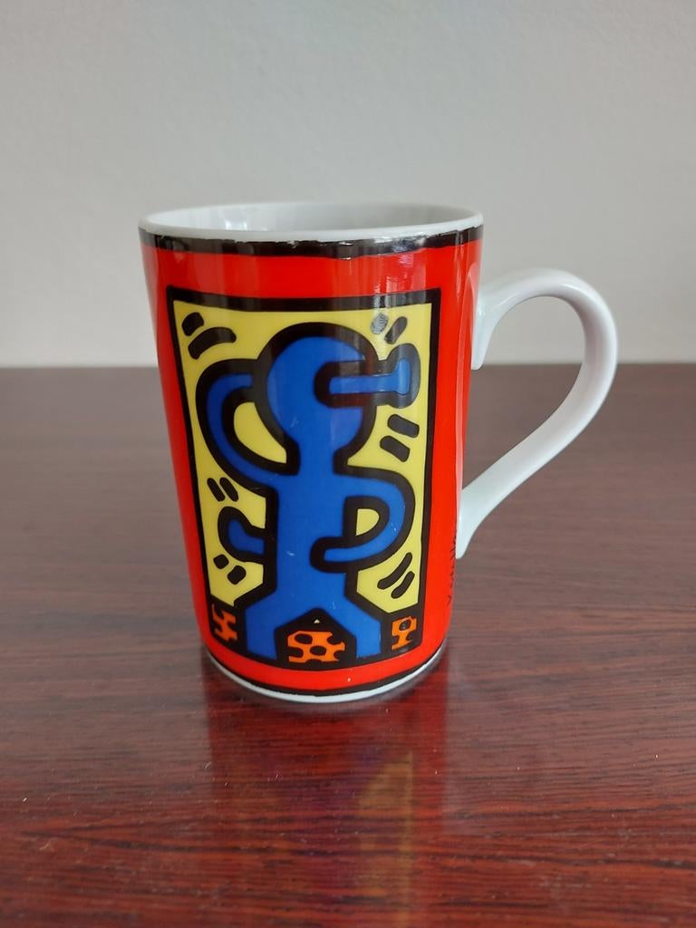 Keith Haring beker style no 6 Konitz jaren 80, Ophalen of Verzenden
