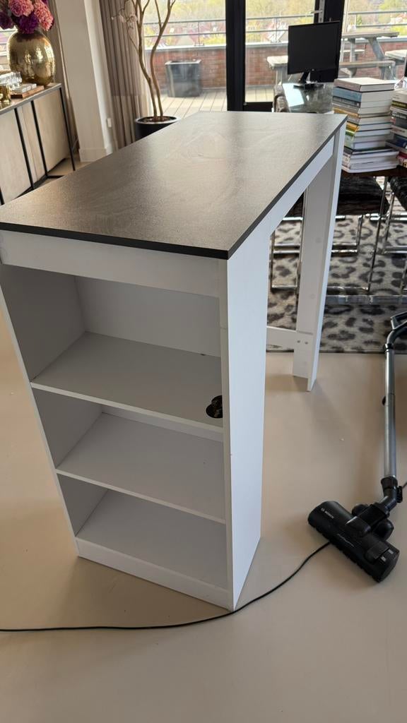 Sta bureau / bartafel / stabureau / barretje / buro / bar, Huis en Inrichting, Bureaus, Ophalen, Opbergruimte, Gebruikt, Hout