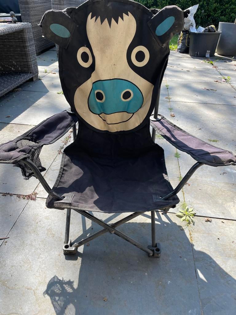 Opvouwbare Kinderstoel - Koe Design, Kinderen en Baby's, Kinderstoelen, Ophalen, Gebruikt, Inklapstoel