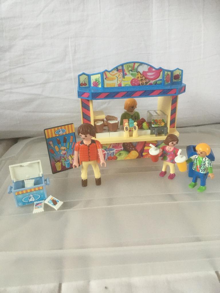 Playmobil Kermis Snoepkraam 5555 - Complete Set, Ophalen of Verzenden, Zo goed als nieuw, Complete set