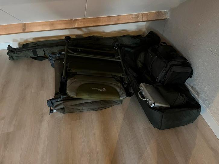 Karperset compleet te koop, Watersport en Boten, Hengelsport | Karpervissen, Gebruikt, Complete set, Ophalen