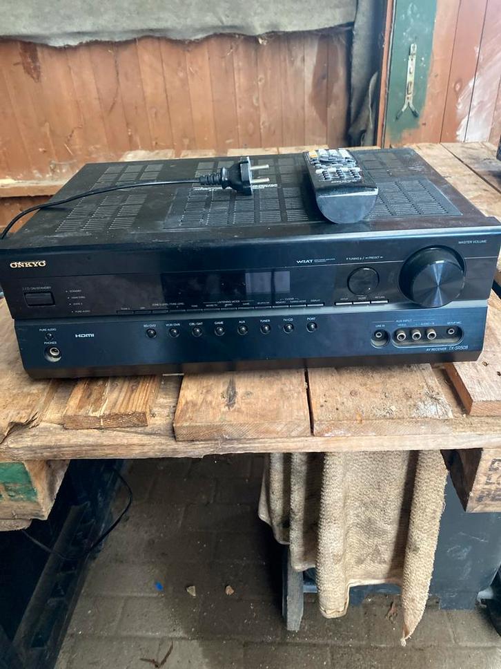 Onkyo AV Receiver TX-SR505E, Audio, Tv en Foto, Versterkers en Receivers, Gebruikt, 5.1, 60 tot 120 watt, Onkyo, Ophalen