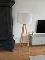Zuiver driepoot lamp met witte kap, Ophalen, Gebruikt, 100 tot 150 cm, Stof
