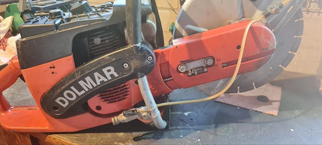 Dolmar betonzaag, Ophalen, Gebruikt, 1200 watt of meer, Overige typen