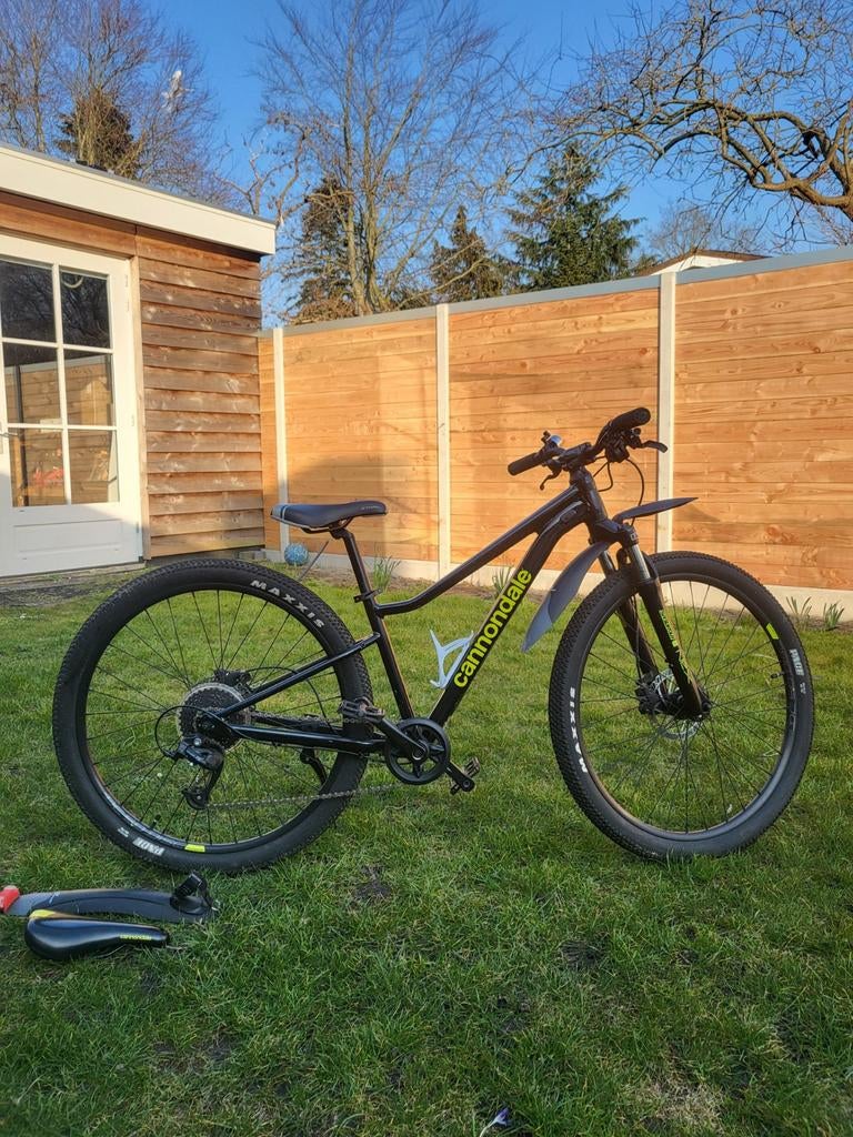 Cannondale mountainbike, zwart met geel, Fietsen en Brommers, Fietsen | Mountainbikes en ATB, Ophalen, Zo goed als nieuw, Overige merken