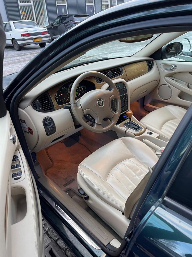 Jaguar X-type 3.0 V6 Executive AUT NL AUTO NAP, Auto's, Jaguar, Gebruikt, Beige, Bedrijf, Euro 4