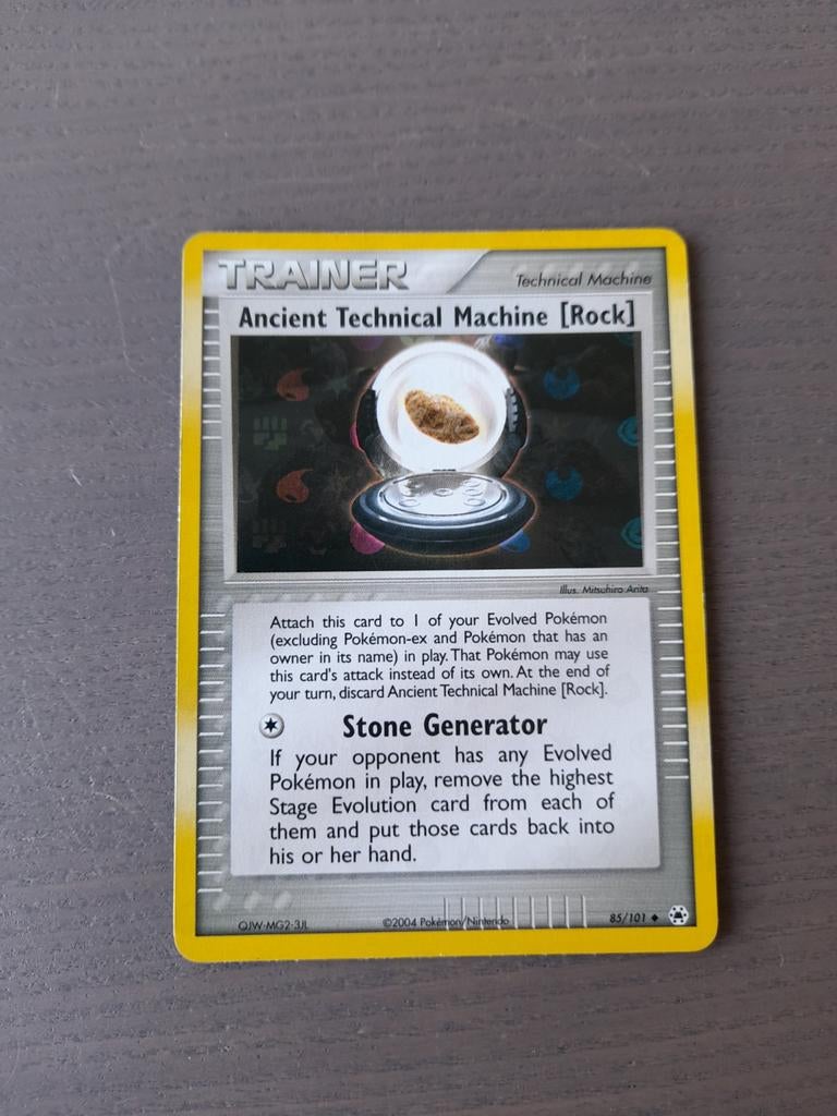 2004 hidden legends 85/101 ancient technical machine reverse, Ophalen of Verzenden, Gebruikt, Losse kaart, Foil