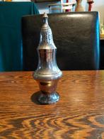 Verzilverde poedersuiker strooier - 19 cm hoog, Ophalen of Verzenden