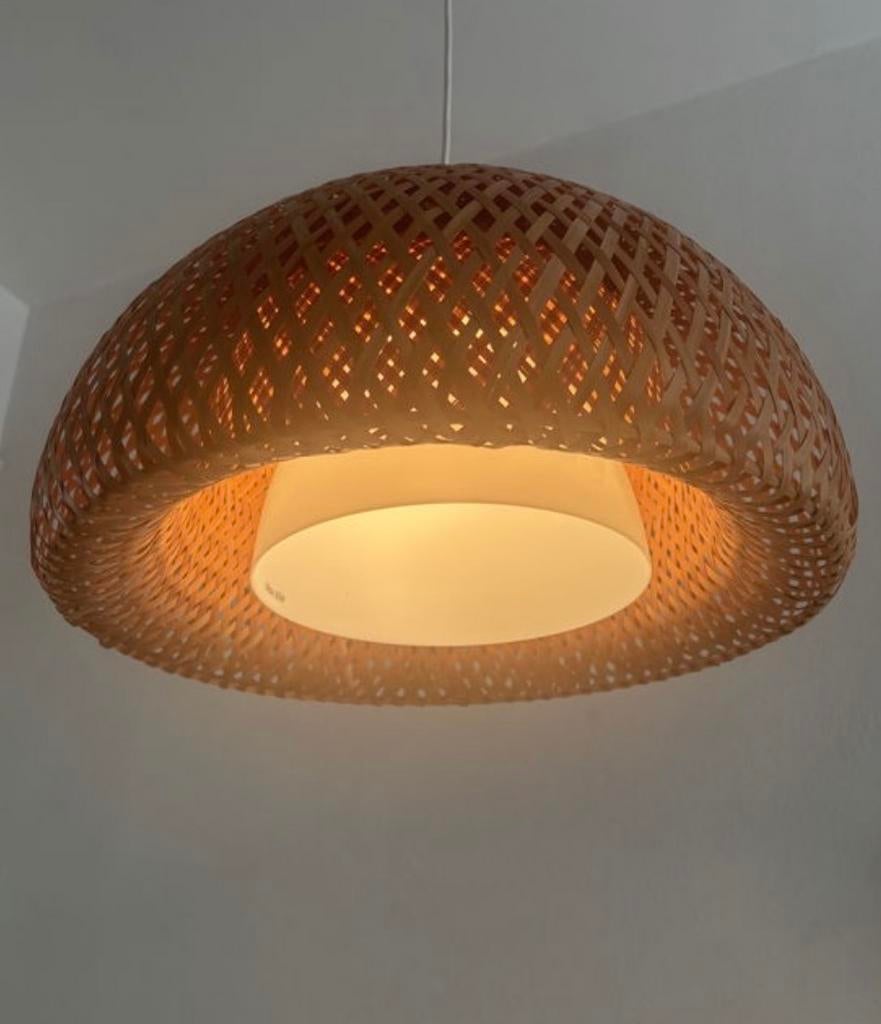 IKEA Hanglamp bamboe, Ophalen, Zo goed als nieuw, Overige materialen, Boho, ibiza