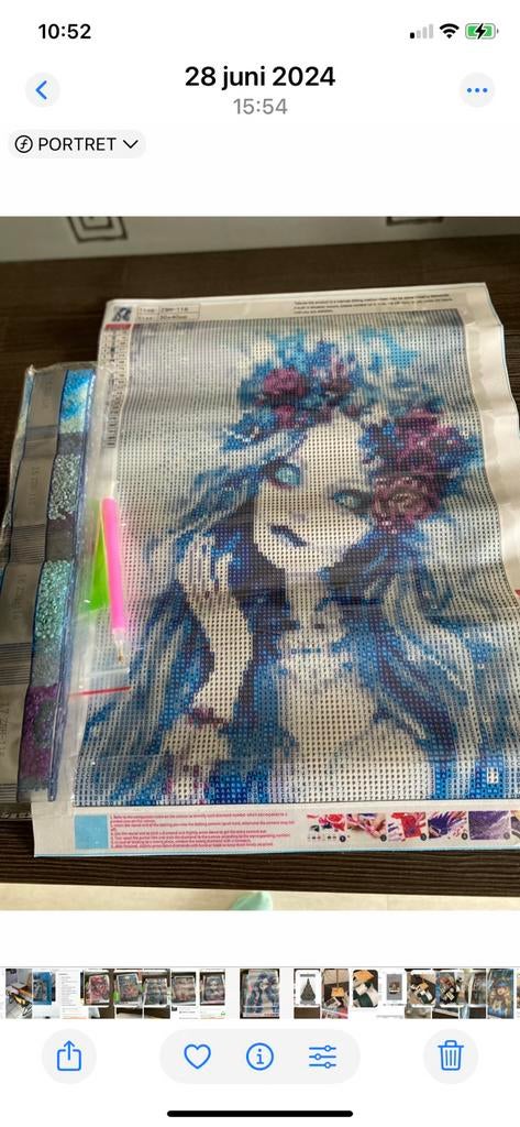 Te koop verschillende diamond paintings, Hobby en Vrije tijd, Knutselen, Verzenden, Knutselwerk