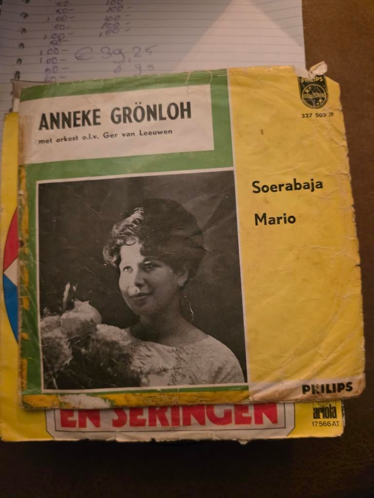 Anneke Grönloh - Soerabaja / Mario (Philips 327 503 JF), Ophalen of Verzenden, 1960 - 1969, Gebruikt, 7 inch