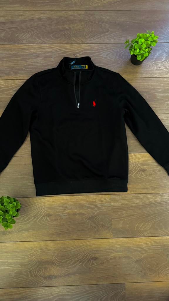 Ralph lauren quater zip, Ophalen of Verzenden, Nieuw, Maat 46 (S) of kleiner, Zwart